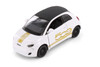 Fiat 500e Livery Edition, White - Kinsmart 5440DF - 1/28 Scale Diecast Model Toy Car