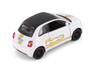 Fiat 500e Livery Edition, White - Kinsmart 5440DF - 1/28 Scale Diecast Model Toy Car