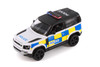 Land Rover Defender 90 Police Edition, White - Kinsmart 5428DP - 1/36 Scale Diecast Model Toy Car