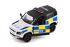 Land Rover Defender 90 Police Edition, White - Kinsmart 5428DP - 1/36 Scale Diecast Model Toy Car