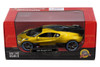 2019 Bugatti DIVO Hardtop Sports Car, Yellow - Showcasts 38526YL - 1/24 Scale Diecast Model Toy Car
