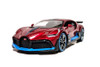 2019 Bugatti DIVO Hardtop Sports Car, Red - Showcasts 38526R - 1/24 Scale Diecast Model Toy Car