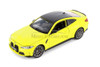 BMW M4 Compact Executive Car, Yellow - Showcasts 68280D - 1/24 Scale Diecast Model Toy Car