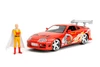 1995 Toyota Supra w/Saitama Figure, "One Punch Man" - Jada Toys 35347 - 1/24 Scale Diecast Model Car