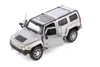 Hummer H3 SUV, Silver - Showcasts 68240D - 1/24 Scale Diecast Model Toy Car