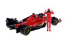 Ferrari SF-23 w/Driver Figure, #16 Charles Leclerc - Bburago 18-26809/16 - 1/24 Scale Diecast Model Toy Car