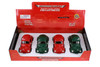 Box of 4 Volkswagen Beetle Hardtop, Assorted - Showcasts 37926 - 1/24 Scale Diecast Model Toy Cars
