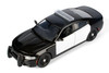 2023 Dodge Charger Pursuit Police, Unmarked Black/White - Motor Max 76996BK - 1/24 Scale Diecast Model Toy Car