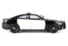 2023 Dodge Charger Pursuit Police, Unmarked Black/White - Motor Max 76996BK - 1/24 Scale Diecast Model Toy Car