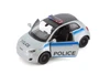 Box of 12 Fiat 500e Police/Rescue Edition, Assorted - Kinsmart 5440DPR - 1/28 Scale Diecast Model Toy Cars