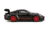 Porsche 911 GT3 RS Sports Car, Black/Red - Bburago 18-38313BK - 1/43 Scale Diecast Model Toy Car