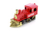 Classic Steam Locomotive, Red - Showcasts 949D - 5.5" Scale Diecast Model Toy Train