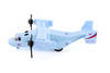 Military Tiltrotor Aircraft w/Lights/Sounds, Blue, Showcasts 8160D - 7" Scale Diecast Model Toy Plane