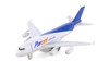 Sceno Jet Airliner, White - Showcasts 805D - 7.75" Scale Diecast Model Toy Plane