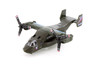 Military Tiltrotor Aircraft w/Lights/Sounds, Black, Showcasts 8160D - 7" Scale Diecast Model Toy Plane