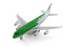 Sceno Jet Airliner, Green - Showcasts 805D - 7.75" Scale Diecast Model Toy Plane