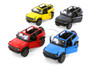 2022 Ford Bronco Open Top, Box of 12 Assortment - Kinsmart 5438DA - 1/34 Scale Diecast Model Toy Cars