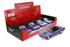 1970 Dodge Challenger R/T Convertible, Purple - Showcasts 37264 - 1/24 Scale Diecast Model Toy Car