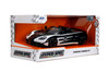 Porsche Carrera GT Convertible, Black/White - Jada Toys 35490 - 1/24 Scale Diecast Model Toy Car