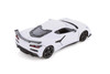 2023 Chevy Corvette Z06 Hardtop Sports Car, White - Welly 24120/4D - 1/24 Scale Diecast Model Toy Car