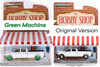 GREEN MACHINE 2021 Dodge Ram 2500 Tradesman w/ Garbage Bin, White - Greenlight 97130F - 1/64 scale Diecast Car