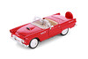 1956 Ford Thunderbird Convertible, Red - Showcasts 71215D - 1/24 Scale Diecast Model Toy Car