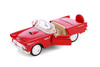1956 Ford Thunderbird Convertible, Red - Showcasts 71215D - 1/24 Scale Diecast Model Toy Car