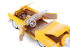 1956 Ford Thunderbird Convertible, Yellow - Showcasts 71215D - 1/24 Scale Diecast Model Toy Car