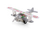 Show Flight Biplanes, Silver - Showcasts 500D - 5.25" Scale Diecast Model Toy Plane