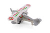 Show Flight Biplanes, Silver - Showcasts 500D - 5.25" Scale Diecast Model Toy Plane