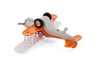 Show Flight Biplanes, Orange - Showcasts 500D - 5.25" Scale Diecast Model Toy Plane