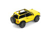 2022 Ford Bronco Open Top, Yellow - Kinsmart 5438DA - 1/34 Scale Diecast Model Toy Car