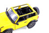 2022 Ford Bronco Open Top, Yellow - Kinsmart 5438DA - 1/34 Scale Diecast Model Toy Car