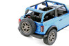 2022 Ford Bronco Open Top, Blue - Kinsmart 5438DA - 1/34 Scale Diecast Model Toy Car