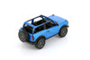 2022 Ford Bronco Open Top, Blue - Kinsmart 5438DA - 1/34 Scale Diecast Model Toy Car