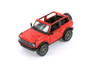 2022 Ford Bronco Open Top, Red - Kinsmart 5438DA - 1/34 Scale Diecast Model Toy Car