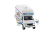 Ice Cream Truck, White - Kinsmart 5253/57D - 5" Scale Diecast Model Toy Car