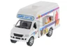 Ice Cream Truck, White - Kinsmart 5253/57D - 5" Scale Diecast Model Toy Car