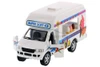 Ice Cream Truck, White - Kinsmart 5253/57D - 5" Scale Diecast Model Toy Car