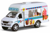 Ice Cream Truck, White - Kinsmart 5253/57D - 5" Scale Diecast Model Toy Car