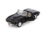 1967 Chevy Corvette Convertible, Black - Showcasts 77224D - 1/24 Scale Diecast Model Toy Car