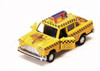 NYC Yellow Taxi Cab w/Landmarks, Yellow - Showcasts 9589DBS - 4.5" Scale Diecast Model Toy Car