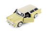 1955 Chevy Bel Air Nomad Hardtop, Yellow - Showcasts 77248D - 1/24 Scale Diecast Model Toy Car