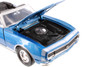 1967 Chevy Camaro SS Convertible, Blue - Showcasts 77301D - 1/24 Scale Diecast Model Toy Car