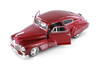 1948 Chevy Aerosedan Fleetline Hard Top, Red - Showcasts 77266D - 1/24 Scale Diecast Model Toy Car