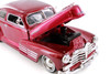 1948 Chevy Aerosedan Fleetline Hard Top, Red - Showcasts 77266D - 1/24 Scale Diecast Model Toy Car