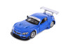 BMW Z4 GT3 Sports Car, Blue - Showcasts 68251/60D - 1/24 Scale Diecast Model Toy Car