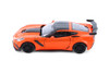 2019 Chevy® Corvette® ZR1 Hardtop, Orange - Showcasts 71356D - 1/24 Scale Diecast Model Toy Car (1 car, no box)
