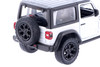 2018 Jeep Wrangler Rubicon Hard Top, White - Kinsmart 5412DA/WT - 1/34 scale Diecast Model Toy Car