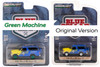 GREEN MACHINE 1996 Ford Bronco XL, Michelin Tires - Greenlight 35240D/48 - 1/64 Scale Diecast Model Toy Car
